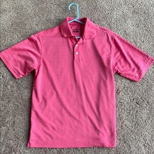 Walter Hagen essentials golf polo shirt in pink.